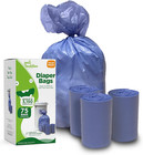Diaper Pail Refill Bags For Ubbi  75 Count  Odor Control  Tear-resistant