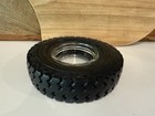 Good Year Rubber Tire Ash Tray Custom Cross Rib Hi-miler Clear Glass Vintage