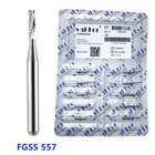 10-100 Dental Carbide Burs Fg Ss 557 Short Shank Bits For High Speed Handpiece