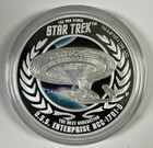 2015 Australia Star Trek U s s Enterprise Ncc-1701-d 1 Oz Proof Silver Coin