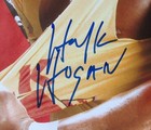 Hulk Hogan Hof Autographed 16x20 Photo Wwe Framed Beckett 205103