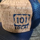 Nwot Highway 101 Local brown W faux Cork Front Snapback Hat  Never Worn      F25
