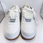 Nike Air Force 1 Low Travis Scott White Canvas Aq4211-100 Mens Size 10 Good