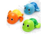 3pcs Cute Swimming Green Turtle Baby Bath Toys For Toddler  Wind-up