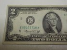 Rare 1976  2 Two Dollar Bill Bicentennial E05275718a Richmond Fancy Serial  
