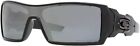 Oakley Oil Rig Polarized Sunglasses 26-203 Polished Black W  Black Iridium Lens