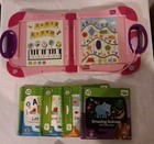 Leapfrog Leapstart Pink purple Learning Game Console System With 4 Books