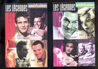 Movie Legends Stamp Sheets Set Of 6 Monroe Chaplin Hepburn Laurel   Hardy Mnh