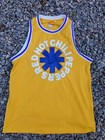 Red Hot Chili Peppers  83 Rhcp Basketball Jersey Yellow Blue Mesh Atmosphere App