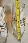 Christmas Stemless Wine Glasses By Royal Norfolk New Set Of 2