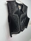 New Women   s 1849 Authentic Ranchwear Black Western Show Vest Xl Ww-67
