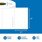 40 Rolls 750 Labels Per Roll 3 x2  Direct Thermal Labels For Zebra Rollo Printer