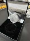 Silver Plated Moon Coin Round In Box With Coa - Limited To 1 000 Minted