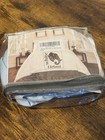 White Elephant Microfiber Scallopedmini Crib Skirt dust Ruffle Light Blue
