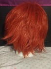 Red Straight Short Shaggy Costume Wig One Size Adult Unisex Halloween