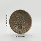 Official Collectible Challenge Joke Coin Bronze Color Unique Novelty Coin