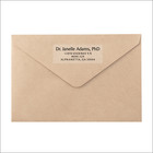 Clear Return Address Labels - Frosted Matte - 150 Custom Printed Labels