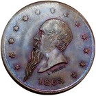  1863  New York Ny-630-aq-4a  r-2  Beer Hall G Lindenmueller Civil War Token