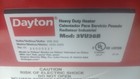Dayton 3vu36 208 240vac Portable Electric Jobsite   Garage Heater