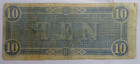 1864 Confederate States Of America Ten Dollar Note R m t  Hunter Richmond Feb 17