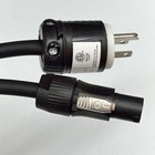 Powercon True1 Female To Edison Male Adapter Lot Of 5 Extension 12 Awg Cable