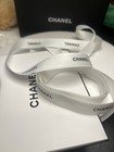 2 Yards Of Chanel White Gift Wrap Ribbon 100  Authentic