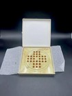 Vintage Onyx Marble Solitaire Board Game Natural Stone 33 Hole Strategy Puzzle