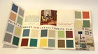 Vintage Mid-century Paint Sample Brochures Lot Of 4 Mcm Interior Design
