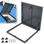 Roof Hatch 35 83x35 83in Roof Safety Door With Gas Shock Strut For Home Industry