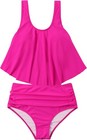 Women s Palm Leaf Strapless High Cut Bikini Set Bathing Suit  Size Medium