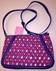 Vera Bradley Crossbody Bag Pink Diamonds Trimmed Trapeze Katalina Nwt Retail  78