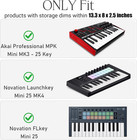 Case For Novation Launchkey Mini 25 Mk4   Mk3   Flkey Midi Keyboard Controller 