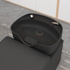 Shampoo Bowl And Chair Set For Salon barbershop Hair Washing Station W footrest
