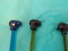 Vintage Plastic Cocktail Swizzle Sticks   Stirrers With Animals Lot Of 9