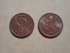 1978 Norway Coin 5 Ore Uncirculated Beauties Royal Arms Lion