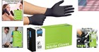 Durable Black Nitrile Gloves - 100 Pack  Multifunctional And Puncture Resistant
