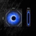 Darkrock F120 6-pack 120mm Infinite Mirror Case Fans - Black