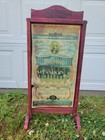 Jack Daniel s Wooden Stand-up Sign With Poster  Rare  Nice Condition