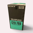Vintage Sony Cfd-768 Cd Am fm Radio Cassette Boombox Remote Manual Box Excellent