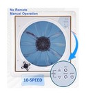 12v Rv Roof Fan Vent 14   10 Speed Reversible Manual Lift  no Remote 
