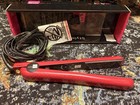Style House 1  Professional Hair Styling Iron Ceramic Adj Heat Dual Volt  Red