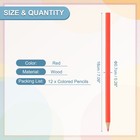 12pcs Red Colored Pencils Set For Artists Art Painting