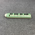 Vintage Hohner Melodica Soprano Green Keyboard Wind Instrument Made In Germany