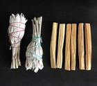 6 Palo Santo Wood   2 White Sage Smudge Sticks   Cleansing Negativity Removal