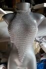 Medieval Aluminum Butted Chainmail Bra Viking Antique Sexy Costume For Women s