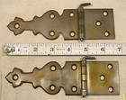 Vintage     Solid Brass     Piano Hinges    straight Style   removable Pins   gothic Style
