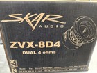 Clearance Skar Audio Zvx-8 D4 8  900 Watt Rms Dual 4 Ohm Spl Car Subwoofer