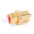 Fan Temperature Switch 200  f On 185  f Off  3 8  Npt Thread Gold
