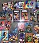 Xmen Marvel Cards Graded Sgc Lot Wolverine Magneto More Comic Trading Cards