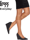 Everyday Women s Knee High Stockings  Reinforced Toe  100  Nylon  One Size